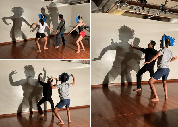 Designing Wayang Listrik Masks